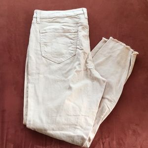 LC Lauren Conrad blush colored jeans